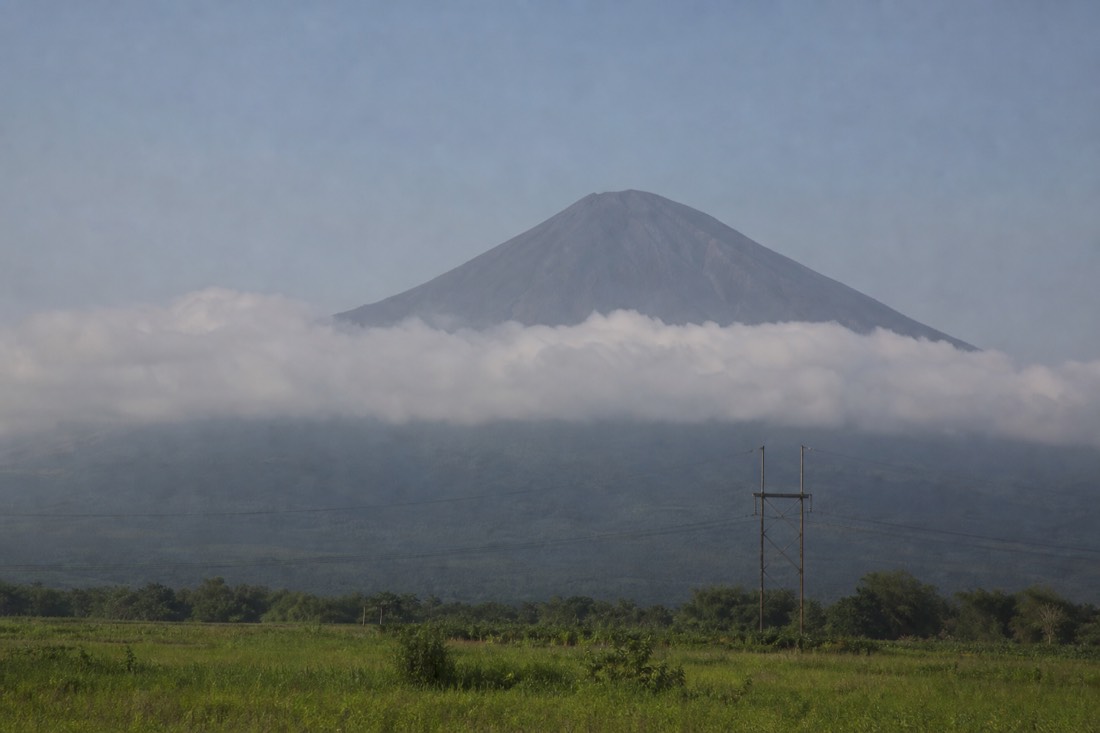 Mount Fuji above the Fuji Five Lakes