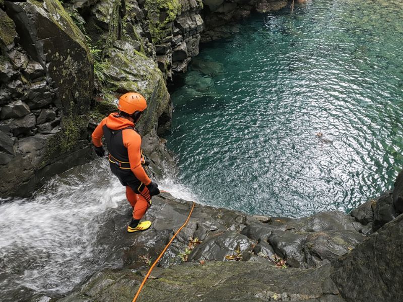 Shizuoka Advanced Canyoning Tour near Mt. Fuji